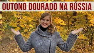 Como é o outono na Rússia? Passeio com minha mãe.