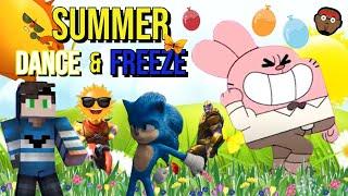 Summer Dance and Freeze | Kids Movement Activity | Summer Song | PhonicsMan Fitness