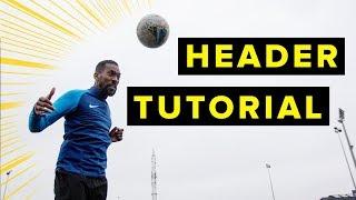 HOW TO HEAD LIKE CR7 | Header tutorial - learn football skills