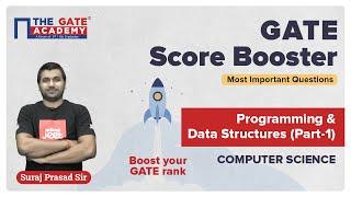 Part 1: Data Structures and Programming for GATE 2022 | Full Revision | GATE Score Booster | CSE