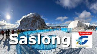 Pista Saslong: la più famosa discesa della Val Gardena #dolomitisuperski #saslong #skiworldcup