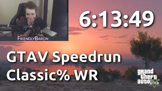 Former GTA V Speedrun World Record - Classic% in 6:13:49 (Highlights)