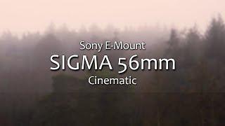 Sigma 56mm F1.4 | 4K Cinematic Video TEST | Sony 6400