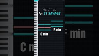 The '21 SAVAGE' Dark Trap formula...