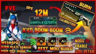 ONCE HUMAN 12M+ DPS KVD BOOM BOOM BURN BUILD & MODS FOR KVD LMG WEAPON SHRAPNEL BUILD ONCE HUMAN