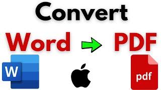 How To Convert Word To PDF On Mac (2021)