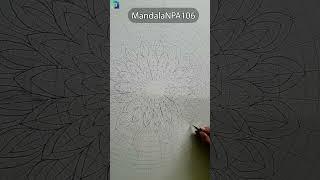 Mandala drawing on guidelines - MandalaNPA106