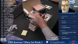 12-17-19 1989 Bowman Tiffany Set Break 1