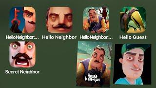 5 Hello Neighbor Games: Hello Neighbor: Nicky's Diaries,Hello Neighbor 1,Hide & Seek,Secret Neighbor