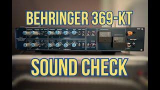 Behringer 369 (Neve 33609 Clone) Sound Check