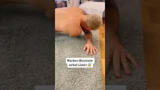 Rücken-Blockade selbst Lösen  #rückenblockade #bws #blockade #backpain #backpainrelief #mobility