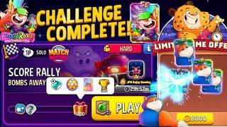 Bombs Away+Super Sized Solo challenge Score Rally 1800 Score/ Match Masters