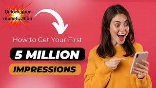 How to get 5 million impressions on X (Twitter) ? Start earning from it!