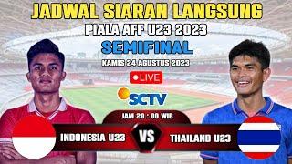 Jadwal Semifinal Piala AFF U23 2023 - Indonesia vs Thailand - Piala AFF U23 2023