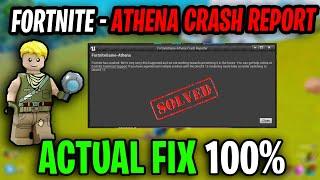 Athena Crash Reporter Fortnite Chapter 5  **ACTUAL FIX**!