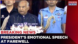 President's Emotional Speech, MPs Bid Farewell At Parliament | Latest News | Times Now
