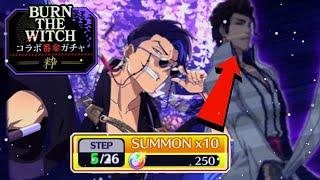 I GOT AN AIZEN FAKEOUT IN 5 STEPS ON BURN THE WITCH ROUND 3?! | Bleach Brave Souls Summons