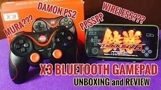 UNBOXING JOYSTICK X3 WIRELESS BLUETOOTH FOR ANDROID IOS PC and LAPTOP | Jej Unbox