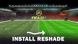 Install And Load ReShade For FIFA22 | PS5 Look