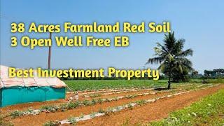 AD:238 Farmland 38 Acres || Maduranthakam Cheyyur Village Bus Road || Red Soil Well EB