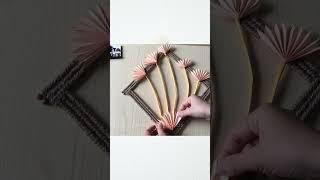 Beautiful paper flower wall hanging easy wall decoration ideas paper crafts diy