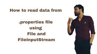 How to read data from    .properties file    #java   #selenium  #suryavenu