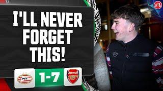 I'll Never Forget This Performance! | PSV 1-7 Arsenal