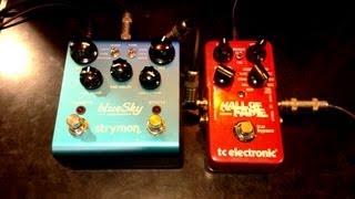 Strymon Blues Sky v TC Electronic Hall of Fame