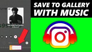How to Save Instagram Music Story WITH MUSIC (2024!)