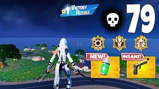 79 Elimination Solo Vs Squads "Zero Build" Gameplay Wins (Fortnite chapter 5)