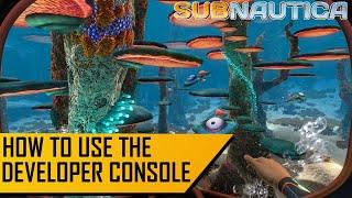 SUBNAUTICA | How To Use Console Commands