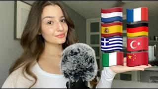 ASMR In different languages 