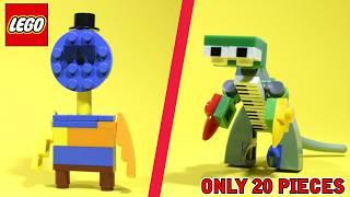 10 Poppy Playtime things you can make with 20 Lego Pieces Part 5