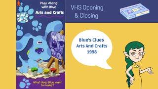 Blue's Clues Arts And Crafts 1998 VHS Opening & Closing