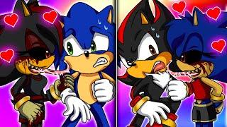 SONICA.EXE & SHADINA.EXE WANTS SONIC & SHADOW! - [Sonic Comic Dub]