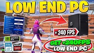 How to FIX Stutters & LAG Spikes in Fortnite Chapter 6! Fortnite FPS Boost LOW END PC