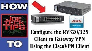 Client to Gateway using EasyVPN & Cisco VPN Client | JoeteckTips