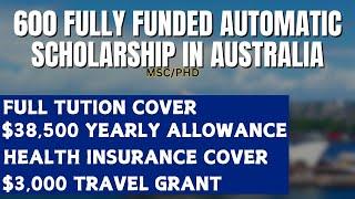 100% SCHOLARSHIP TO STUDY IN AUSTRALIA| NO APP. FEES | TUITION COVER| STIPEND| HEALTH INSURANCE