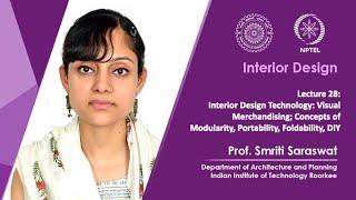 Lecture 28: Interior Design Tech: Visual Merchandising, Modularity, Portability, Foldability, DIY