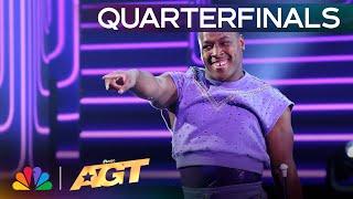 Phillip Lewis Makes Baton Twirling Look EASY! | Quarterfinals | AGT 2024