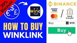 How to buy WINkLink (WIN)  Step-by-Step Tutorial [0.08% fees]