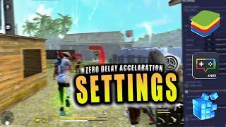 End Mouse Delay And Input Lag with This Settings - Free Fire