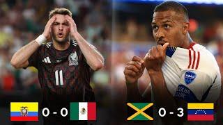 MEXICO ELIMINADO de la COPA AMERICA | MEXICO 0 ECUADOR 0 | VENEZUELA 3 JAMAICA 0 | COPA AMERICA 2024