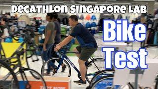 [Singapore Cycling] Decathlon Singapore Lab - Bike check and window shopping