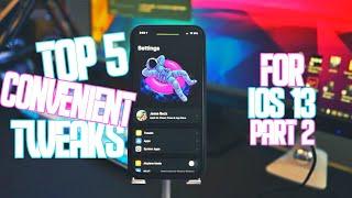 Top 5 Most Convenient FREE Jailbreak Tweaks for iOS 13 Part 2! Unc0ver 13.5 Compatible!