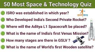 Space Technology Gk | Most Important Gk Questions and Answers | ISRO | Indian Space | Gk Questions