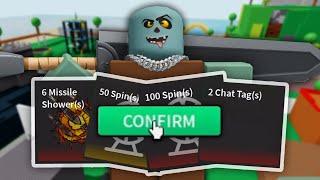 I Got ALL THIS from a Daily Spin.. Combat Warriors (Roblox)