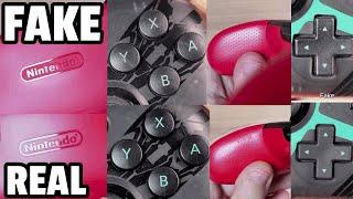 Pro Controller Fake Vs Original - How to tell the difference