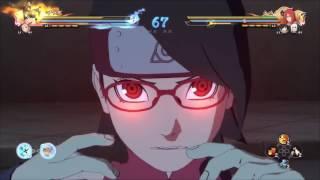 ROAD to BORUTO Sarada & Sakura Uchiha NARUTO Storm 4 DLC Gameplay Trailer