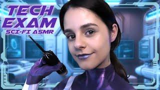 ASMR LuCy Examines & Fixes you  Tech Visual and Sound Exams Sci-fi Roleplay (You're a robot)